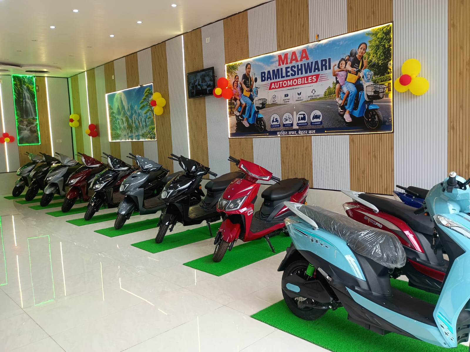 Maa Bamleshwari Automobiles Interior Setup